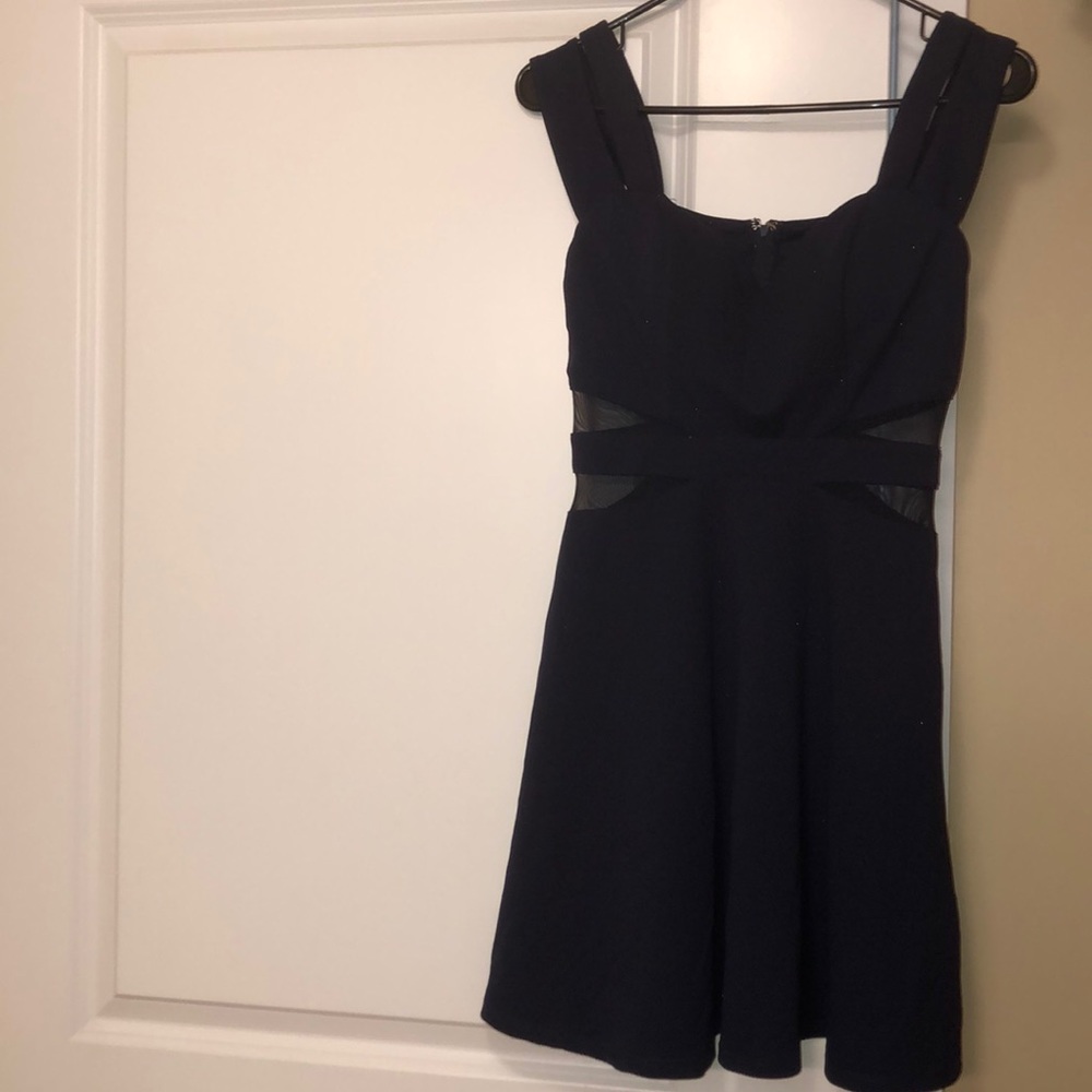 women's/girl's navy blue formal dress